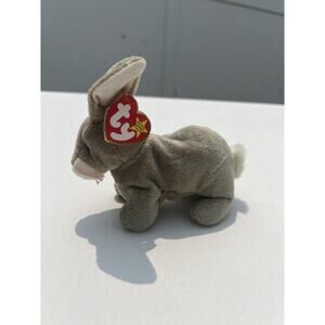 TY Beanie Baby NIBBLY The Bunny With Errors - RETIRED, RARE Excellent NWT